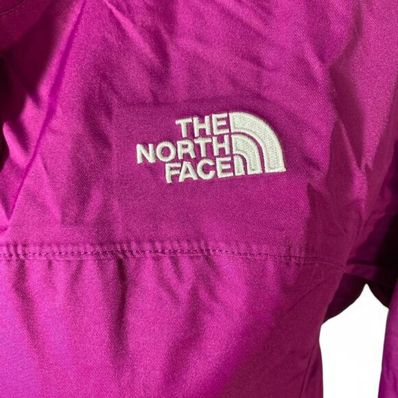 The North Face Women’s HyVent Waterproof Magenta Lightweight Hooded Jacket - Picture 7 of 7